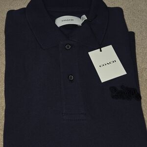 Coach Navy Polo Shirt